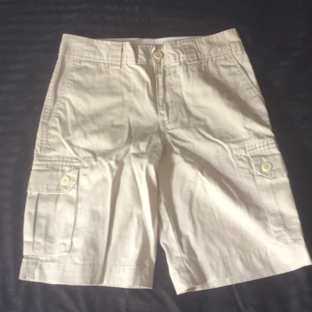 Boy khaki shorts.